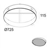 Delta Light SUPERNOVA 65 RECESSED KIT