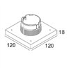 Delta Light MOUNTING KIT R60 TRIMLESS CSC