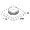 Delta Light MOUNTING KIT R82 TRIMLESS CSC