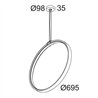 Delta Light SUPERLOOP VC 70 SBL Lampe suspendue