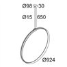 Delta Light SUPERLOOP VR 90 SBL Hängelampe