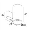 Delta Light SUPERLOOP-FIX 40 DOWN-UP MDL Lampe suspendue