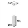 Delta Light HEDRA 451 C DIM8 Lampe suspendue