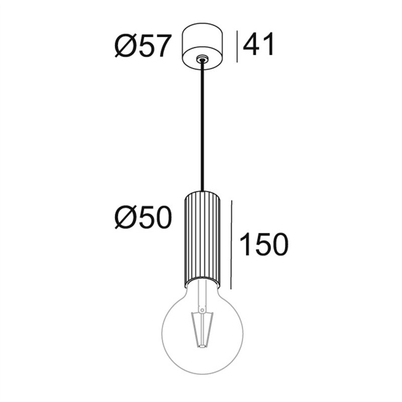 Delta Light HEDRA 451 C E27 Hängelampe