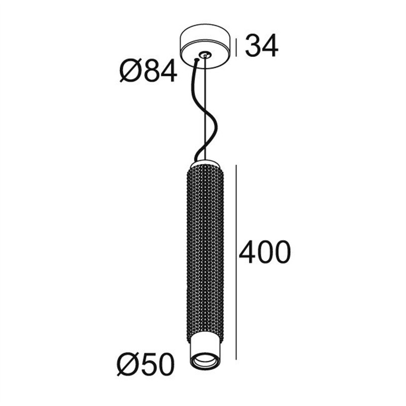 Delta Light PUNK 452 C DIM8 Lampe suspendue