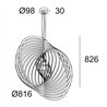 Delta Light SOIREE RC 81 E27 Lampe suspendue