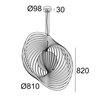 Delta Light SOIREE RC 81 E27 OPAL Lampe suspendue
