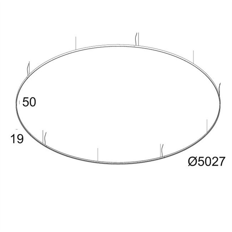 Delta Light SUPERLOOP HC 500 SBL Lampe suspendue