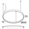 Delta Light SUPERLOOP PLUS HC 70 SBL Lampe suspendue