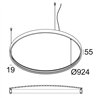 Delta Light SUPERLOOP PLUS HC 90 MDL Lampe suspendue