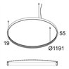 Delta Light SUPERLOOP PLUS HC 120 MDL Lampe suspendue