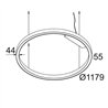 Delta Light SUPER-OH! SLIM 120 C SBL DOWN-UP Lampe suspendue