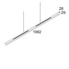 Delta Light INFORM SQ P200-4 DOWN-UP Lampe suspendue