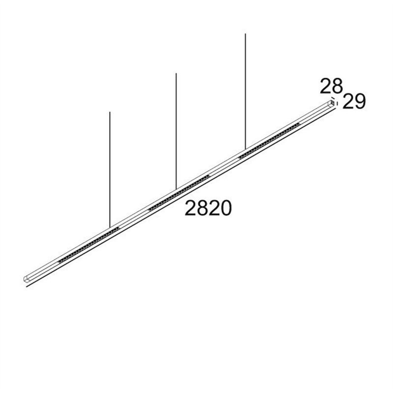 Delta Light INFORM SQ P282-6 DOWN Lampe suspendue