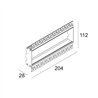 Delta Light MOUNTING KIT INLET TRIMLESS L20