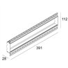 Delta Light MOUNTING KIT INLET TRIMLESS L38