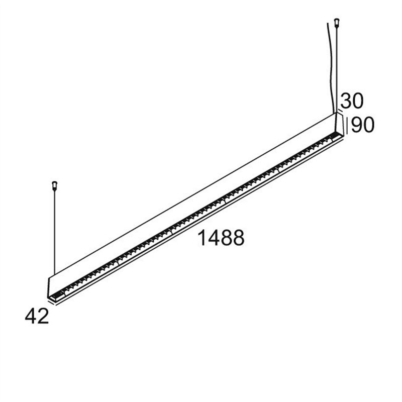 Delta Light CONFORM P14 DOWN-UP DIM4 Lampe suspendue