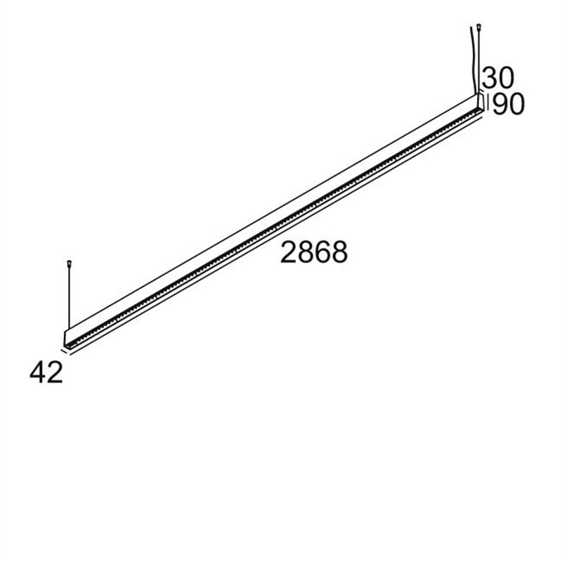 Delta Light CONFORM P28 DOWN-UP DIM4 Lampe suspendue