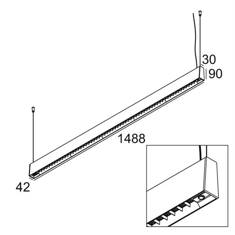 Delta Light CONFORM P14 PDS DOWN-UP Hängelampe