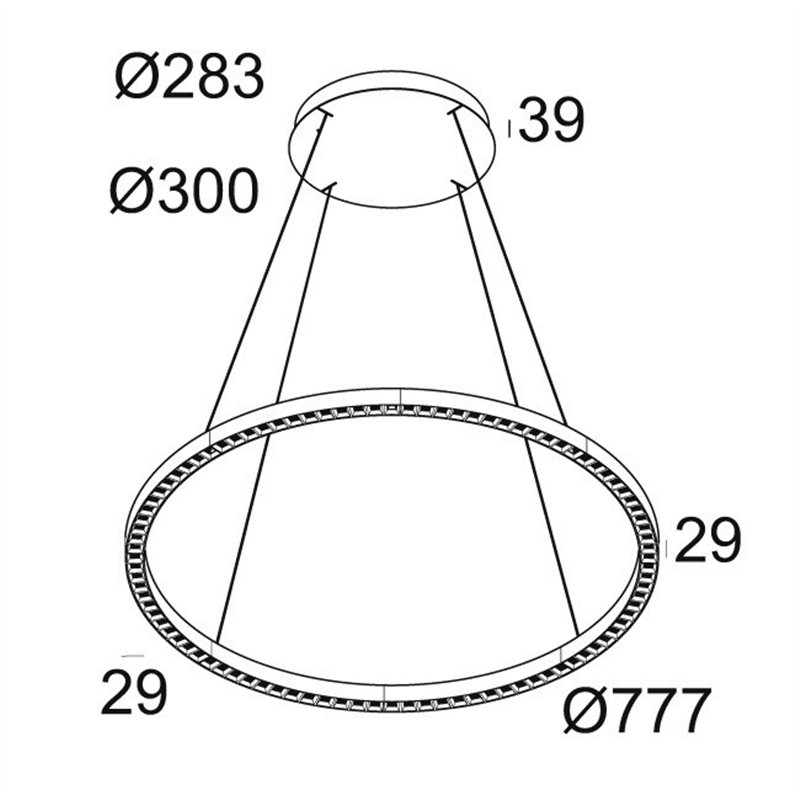 Delta Light INFORM R1+ CS DOWN DIM5 Lampe suspendue