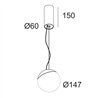 Delta Light GIBBO DIM8 Lampe suspendue