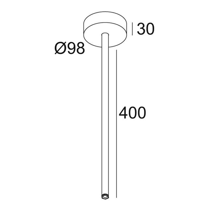 Delta Light MULTINOVA 55 ROD SUSPENSION 0,4m Lampe suspendue