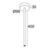 Delta Light MULTINOVA 55 ROD SUSPENSION 0,4m Hängelampe
