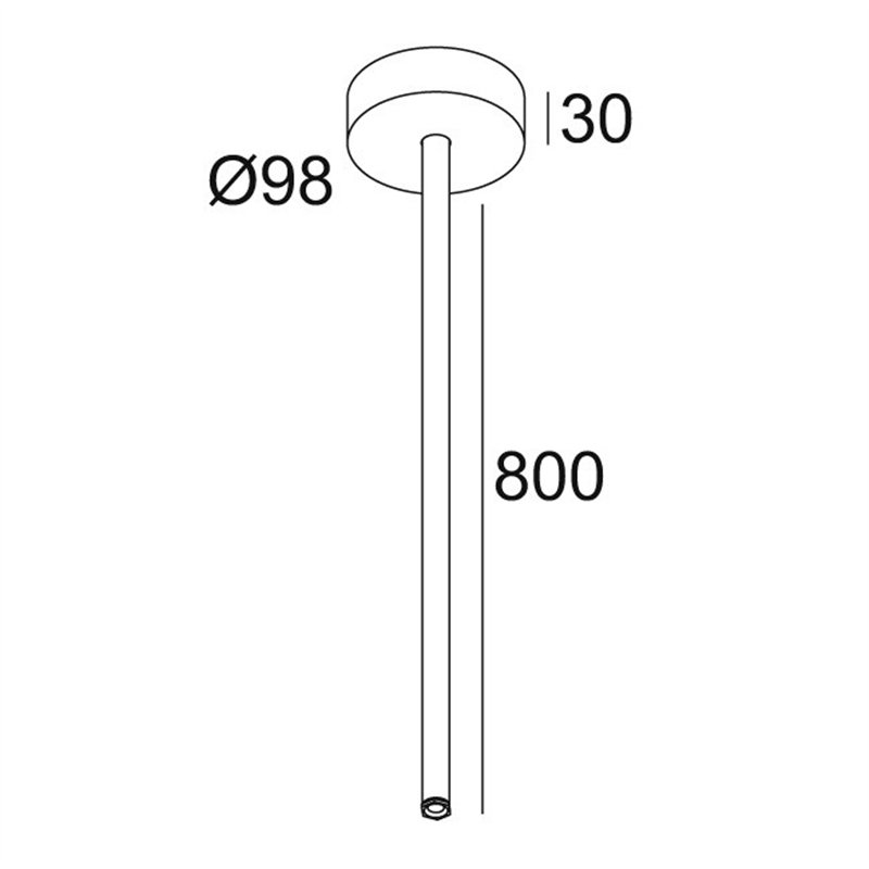 Delta Light MULTINOVA 55 ROD SUSPENSION 0,8m Lampe suspendue