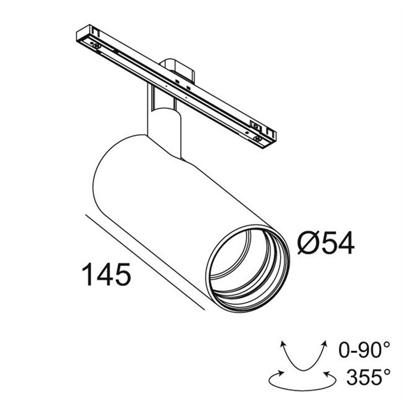 Delta Light SOLI - 52 NLT MDL Schienenbeleuchtung