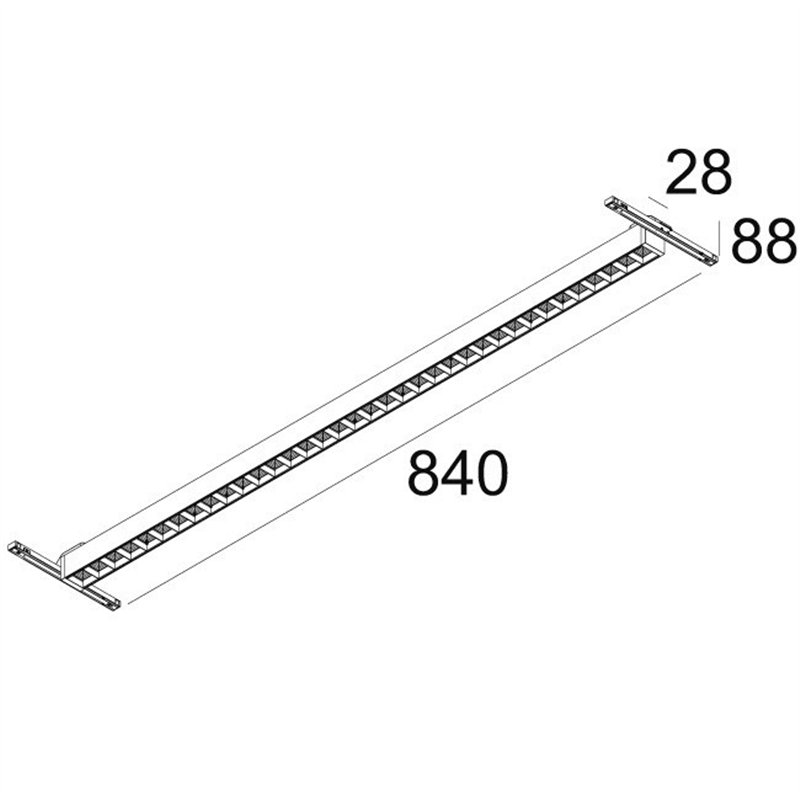 Delta Light SOLI - FORM 90 MDL Éclairage sur rail