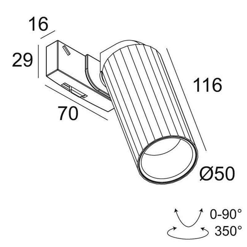 Delta Light SUPERLOOP-HEDRA MDL Lampe suspendue