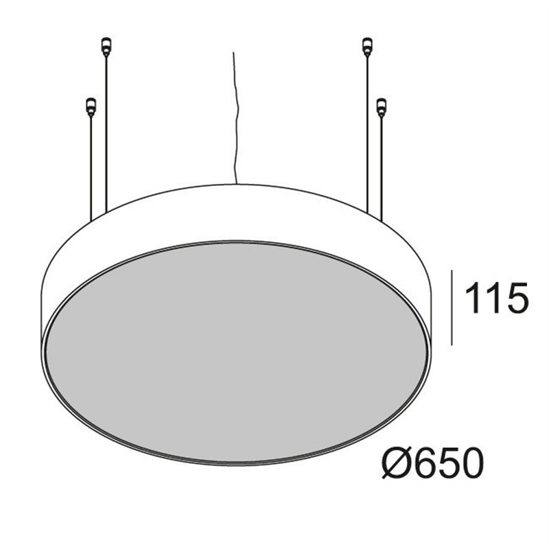 Delta Light SUPERNOVA LINE 65 DOWN-UP Lampe suspendue