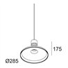 Delta Light MILES C2 PINK Lampe suspendue