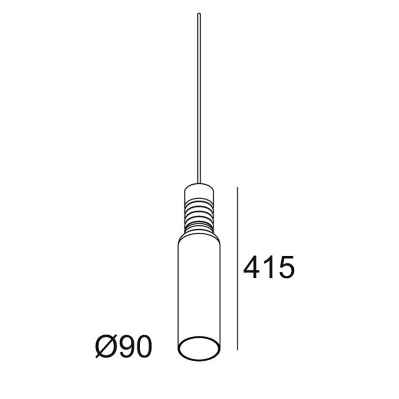 Delta Light MILES C4 PINK Lampe suspendue