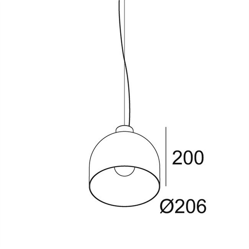 Delta Light MANTELLO L2020 E27 Lampe a suspension