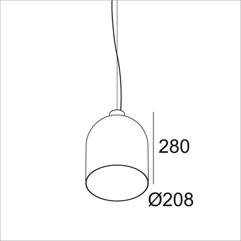 Delta Light MANTELLO L2028 E27 Lampe a suspension