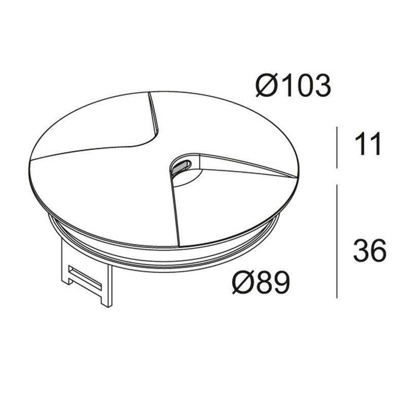 Delta Light LOGIC F2 Spot encastré