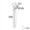 Delta Light KIX II HP PIN Bodenlampe