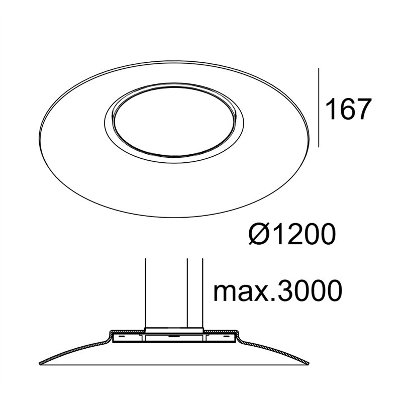 Delta Light ZOOVER 120 DOWN-UP LIGHT GREY Lampe a suspension