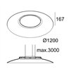 Delta Light ZOOVER 120 DOWN-UP LIGHT GREY Lampe a suspension