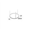 Delta Light SUPERLOOP SLIM IN 70 SBL Lampe a suspension