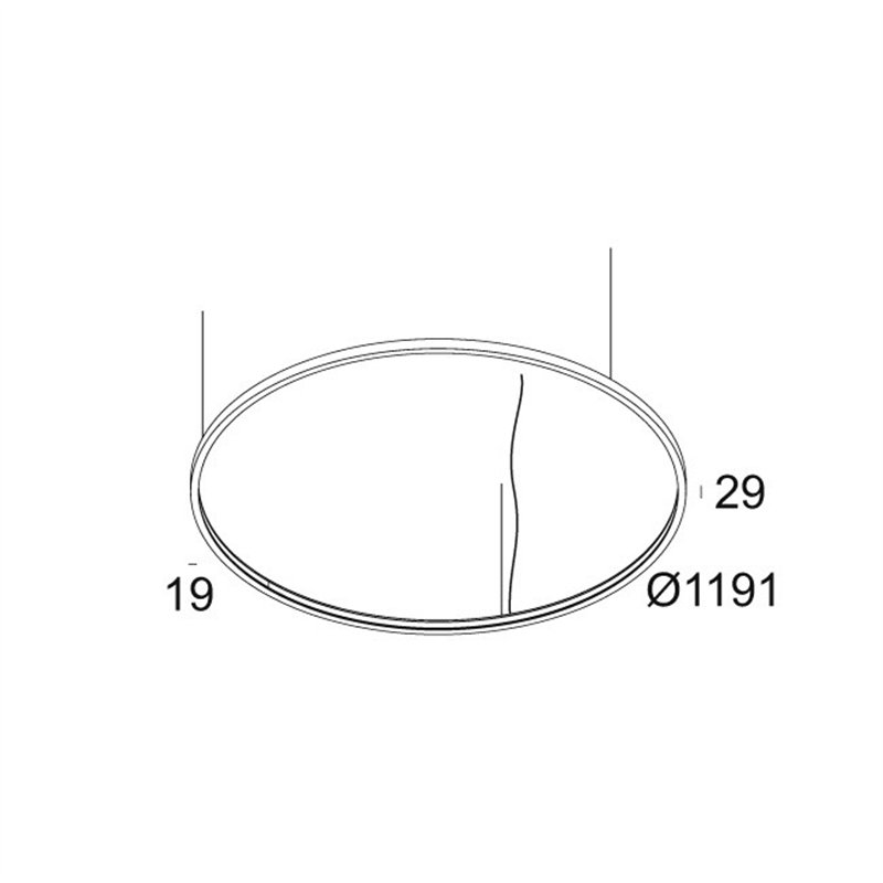 Delta Light SUPERLOOP SLIM IN 120 SBL Lampe a suspension