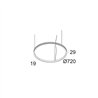 Delta Light SUPERLOOP SLIM OUT 70 SBL Lampe a suspension