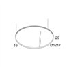 Delta Light SUPERLOOP SLIM OUT 120 SBL Lampe a suspension