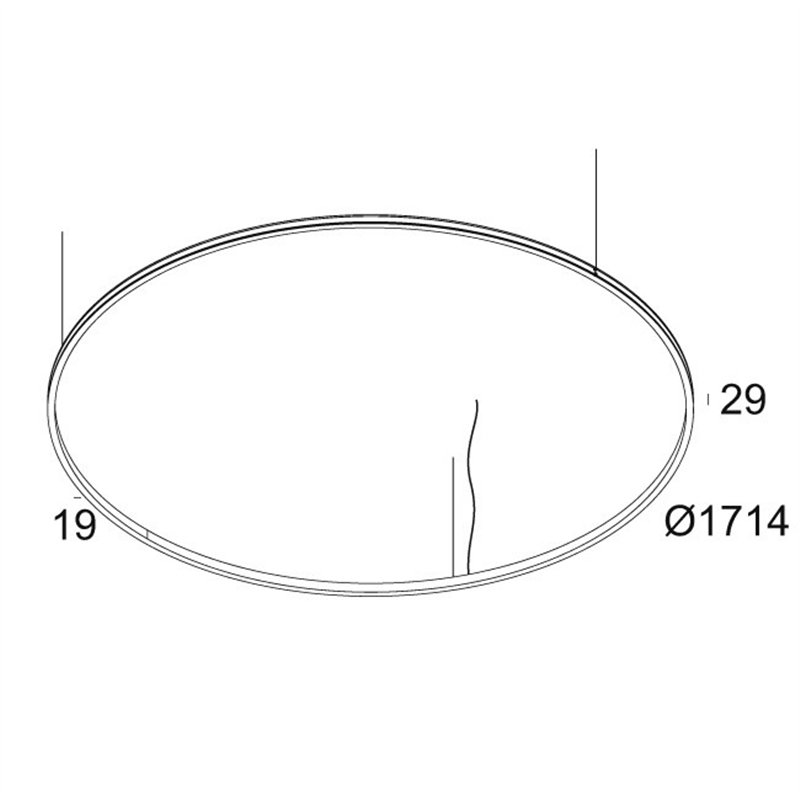 Delta Light SUPERLOOP SLIM OUT 170 SBL Lampe a suspension