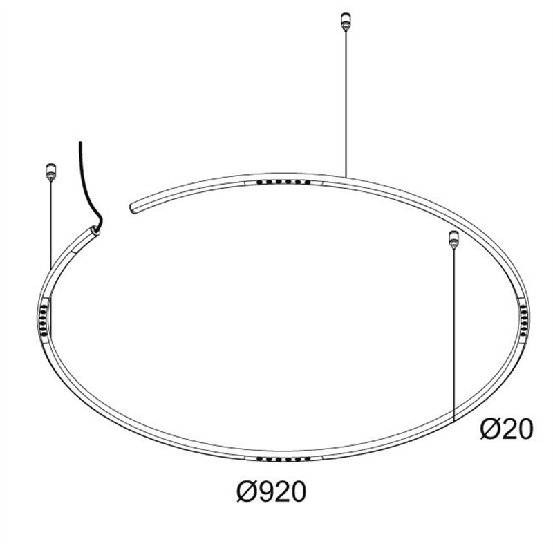Delta Light LASS-OH! R90 - 4 Lampe a suspension