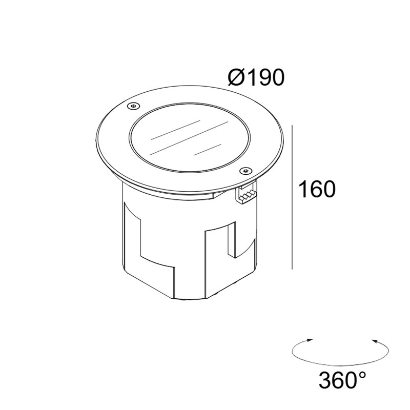 Delta Light Logic 190 R lampe de sol