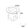 Delta Light LOGIC 190 R HONEYCOMB Bodenlampe