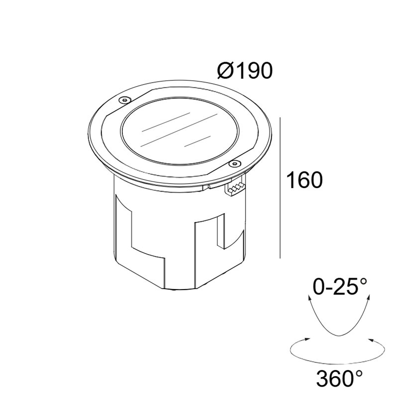 Delta Light Logic 190 R Ok Linear H lampe de sol