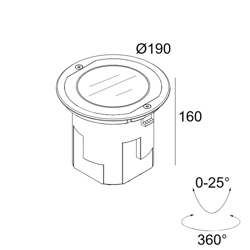 Delta Light Logic 190 R Ok Sp Honeycomb lampe de sol